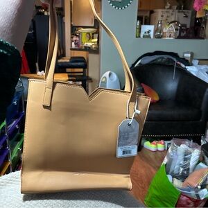 Pixie Mood Alicia Mini Tote Vegan Leather in Shade Honey 10”x11”.  NWT!